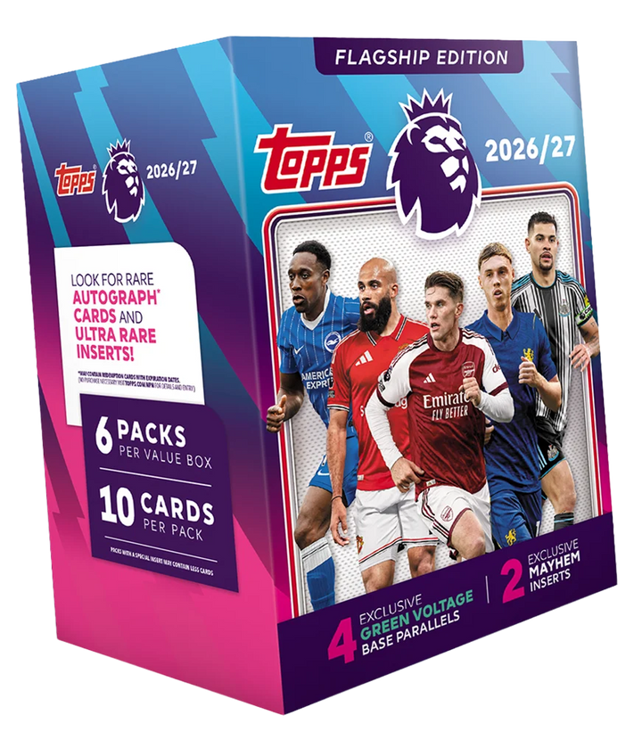 2026-27 Topps Flagship English Premier League Soccer Blaster Box