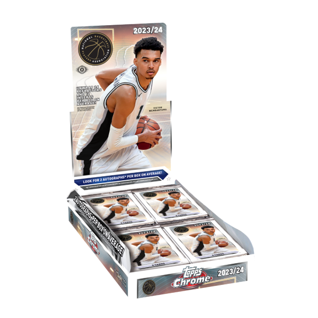 2023-2024 Topps Chrome NBA Basketball Hobby Box