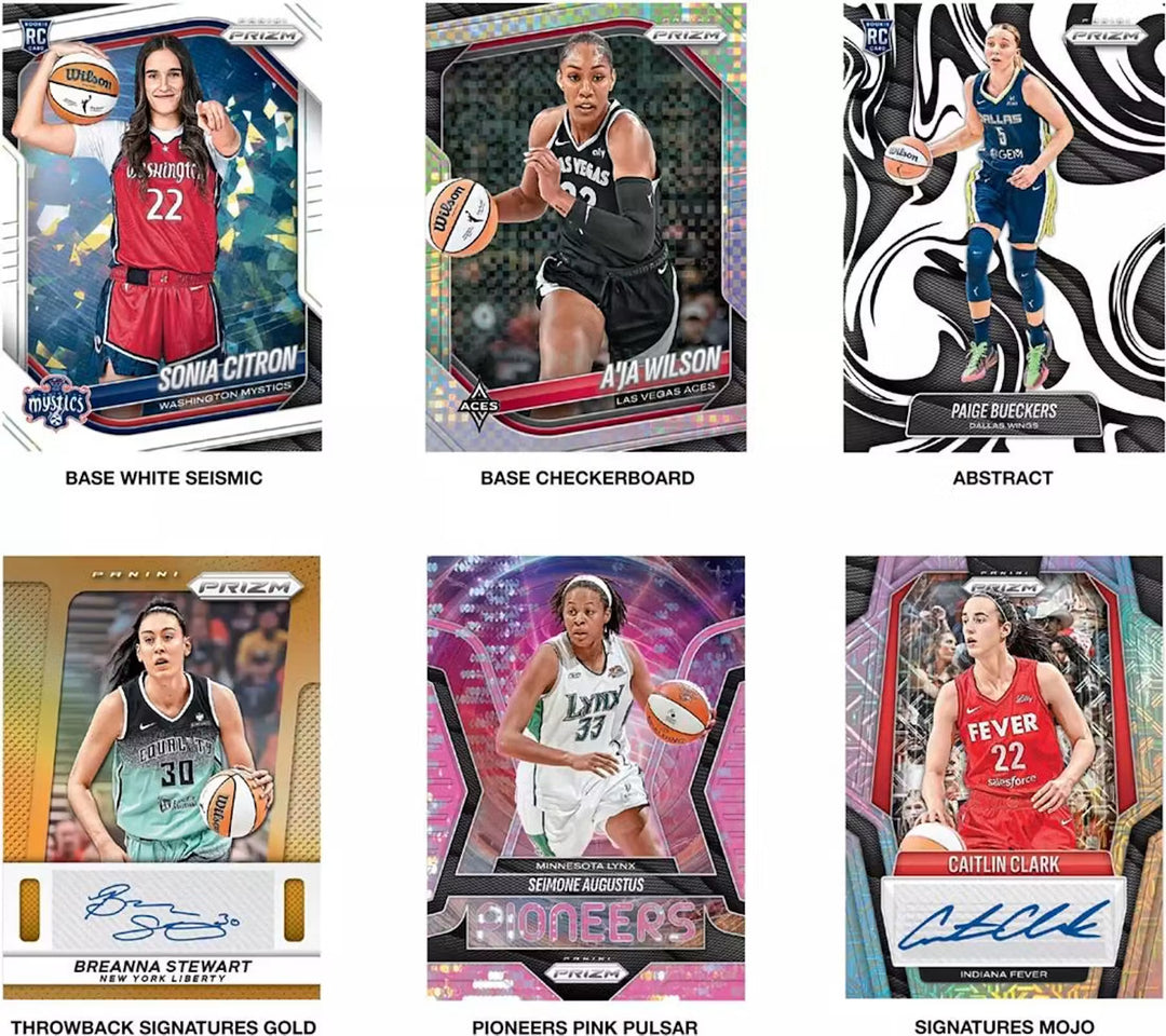 2025 Panini Prizm WNBA Basketball Mega Box Abstract Insert