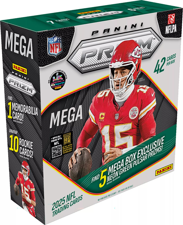 2025 Panini Prizm Football Hobby Mega Box