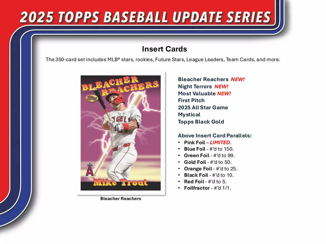 2025 Topps Update Series Baseball Hobby Box