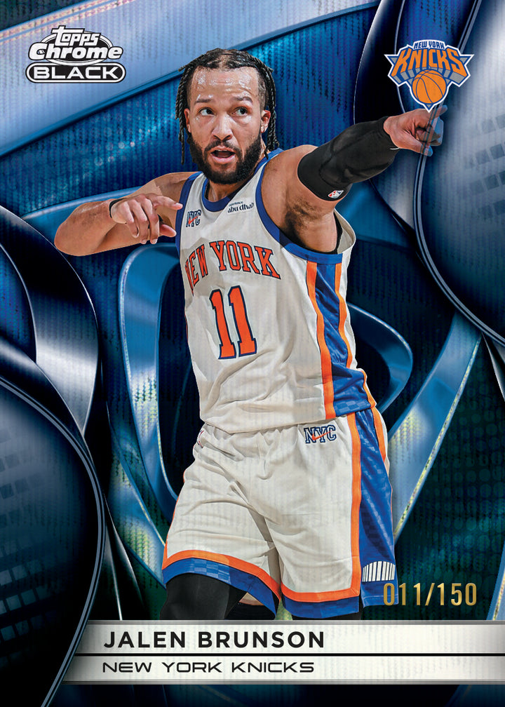 2025-26 Topps Chrome Black Basketball Hobby Box