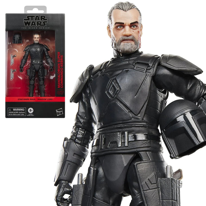 Star Wars The Black Series Mandalorian Super Commando Kebris 6-Inch Action Figure