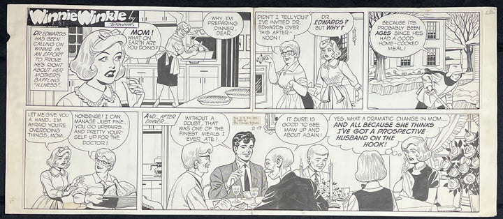 Winnie Winkle Daily Strip by Martin Branner (2/17/1963)