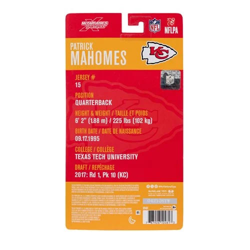 NFL McFarlane SportsPicks Wave 1 Kansas City Chiefs Patrick Mahomes 6-Inch Action Figure
