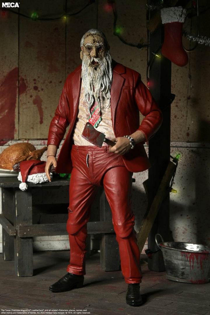 Texas Chainsaw Massacre - Ultimate Santa Leatherface 7" Scale Action Figure