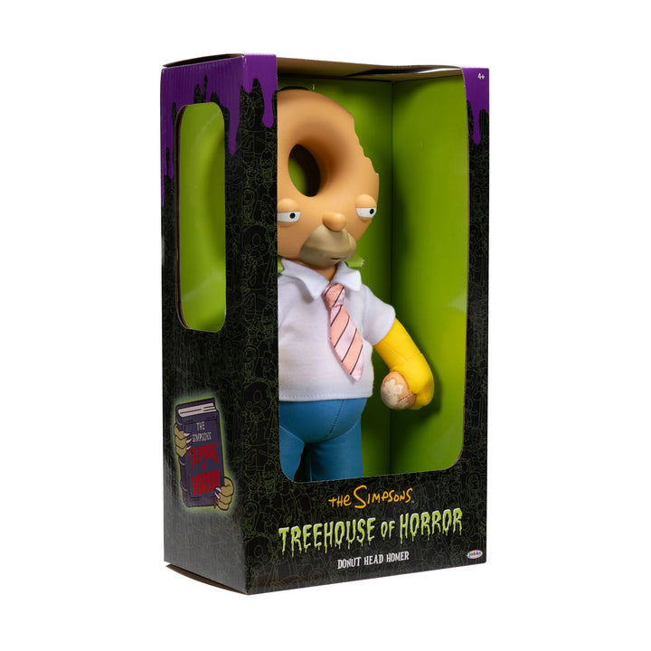 The Simpsons Treehouse of Horror Donut Head Homer Roto Plush