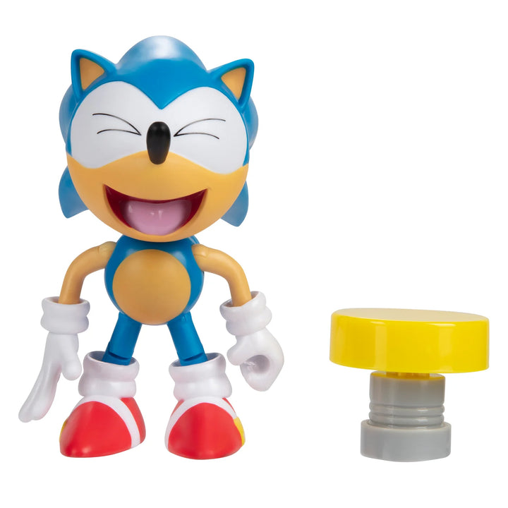 Sonic the Hedgehog Wave 25 4in Classic Sonic with Yellow Spring