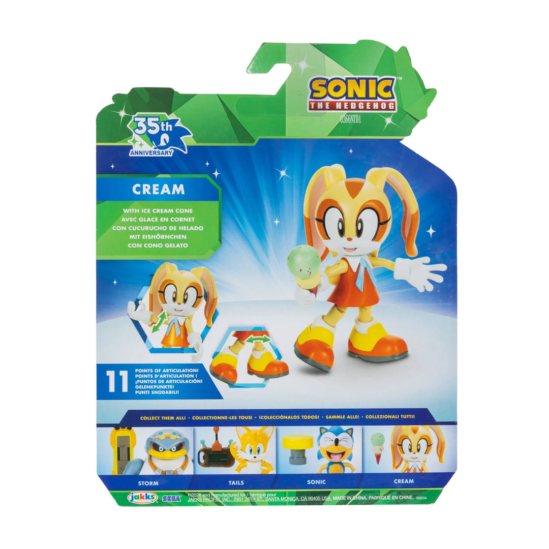 Sonic the Hedgehog Wave 25 4in Cream with Ice Cream