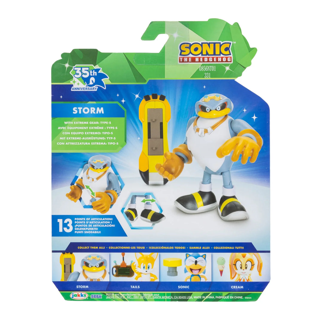 Sonic the Hedgehog Wave 25 4in Storm with Type-S Board