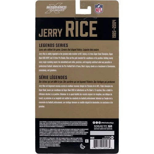 NFL McFarlane's SportsPicks Legends Series San Francisco 49ers Jerry Rice 6-Inch Action Figure