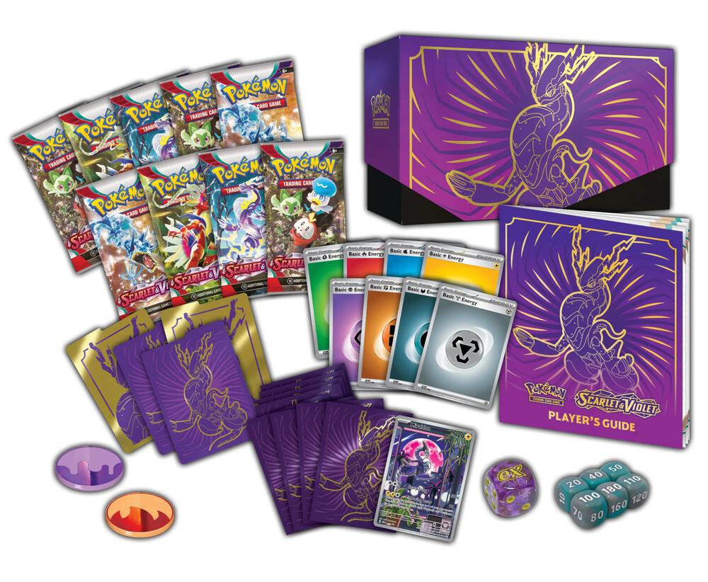 Pokémon TCG: Scarlet & Violet 1 - Scarlet & Violet Base Set Elite Trainer Box- Miraidon