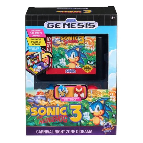 Console Heroes: Sega Genesis Sonic the Hedgehog 3 Cartridge Diorama Playset