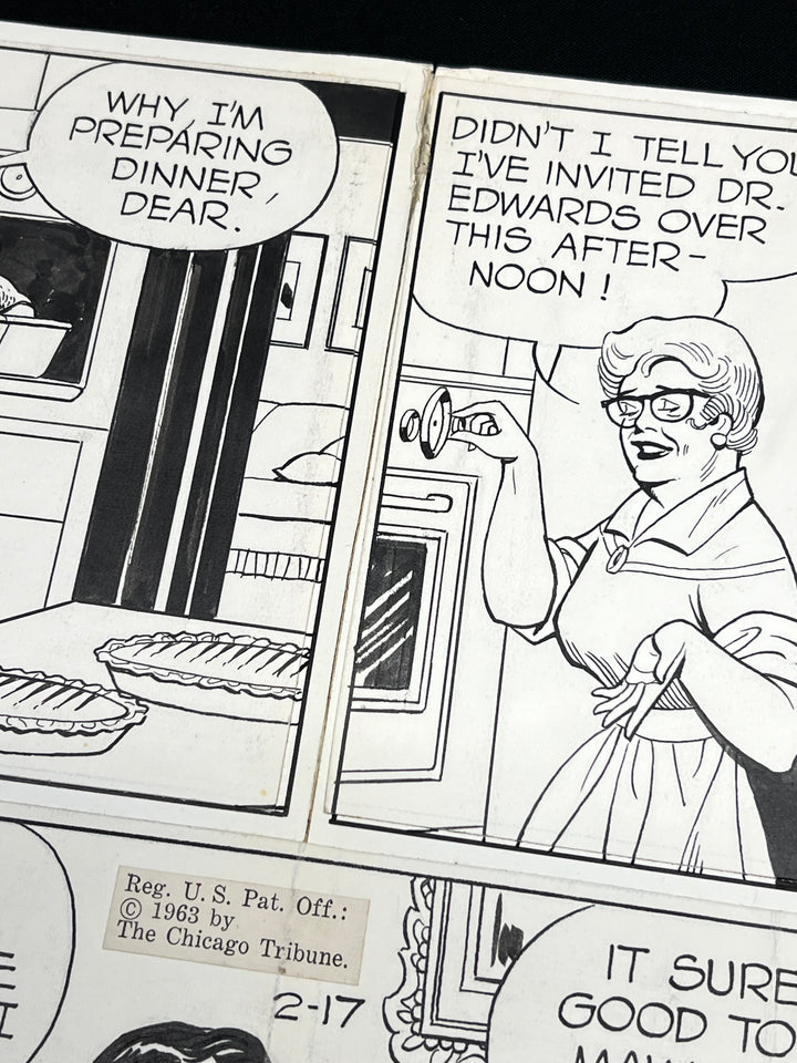 Winnie Winkle Daily Strip by Martin Branner (2/17/1963)