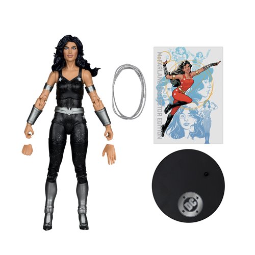 DC Multiverse McFarlane Collector Edition Wave 16 Black Wonder Girl DC Classic #66 7-Inch Scale Platinum Edition Action Figure