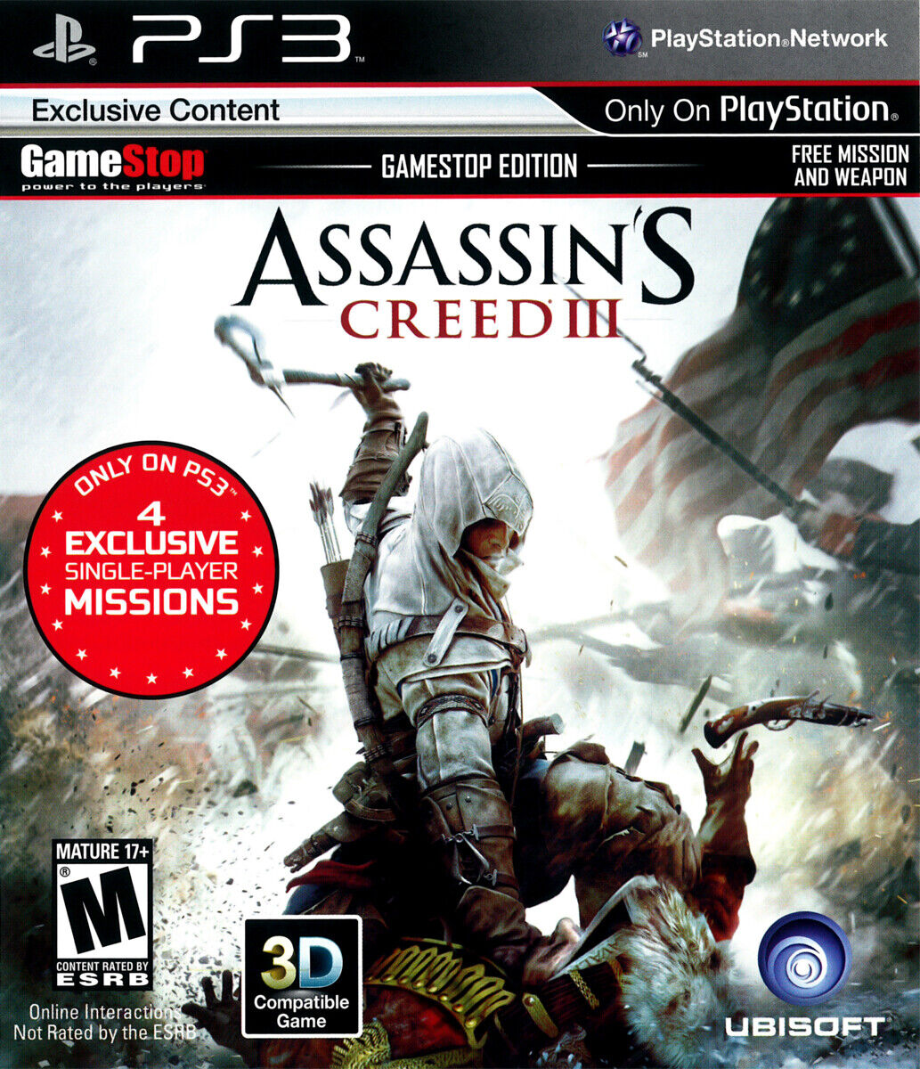 Playstation 3: Assassin's Creed III Gamestop Edition