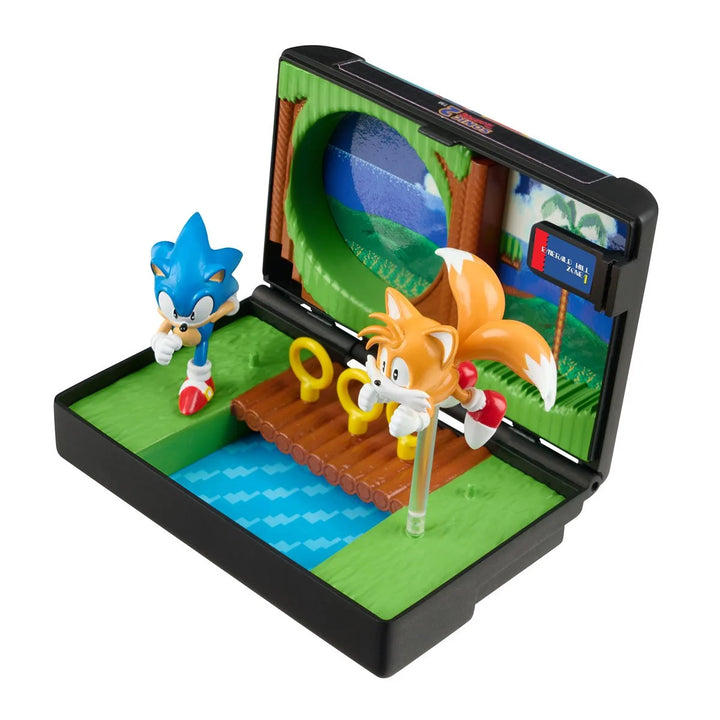 Console Heroes: Sega Genesis Sonic the Hedgehog 2 Cartridge Diorama Playset