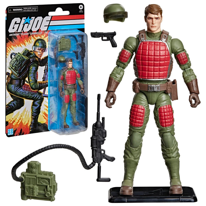 G.I. Joe Classified Series Retro Cardback Anthony Flash Gambello 6-Inch Action Figure