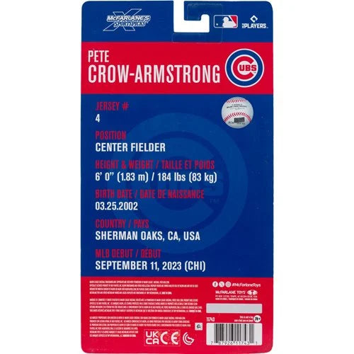 MLB McFarlane SportsPicks Wave 1 Chicago Cubs Pete Crow-Armstrong 6-Inch Action Figure