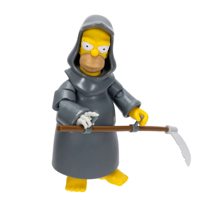 The Simpsons Tree House Of Horror Grim Reaper Homer 5in Deluxe Figure