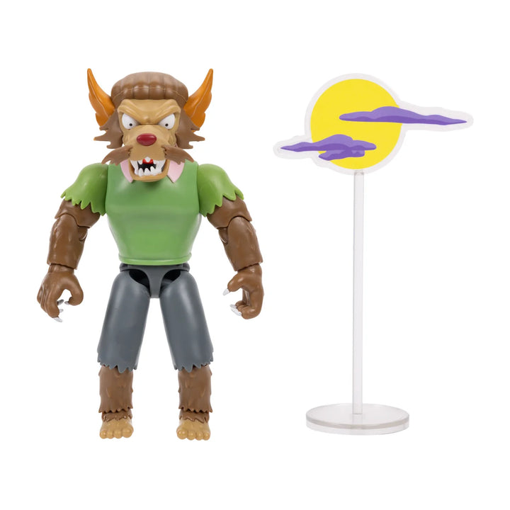 The Simpsons Tree House Of Horror Werewolf Ned Flanders  5in Deluxe  Figure