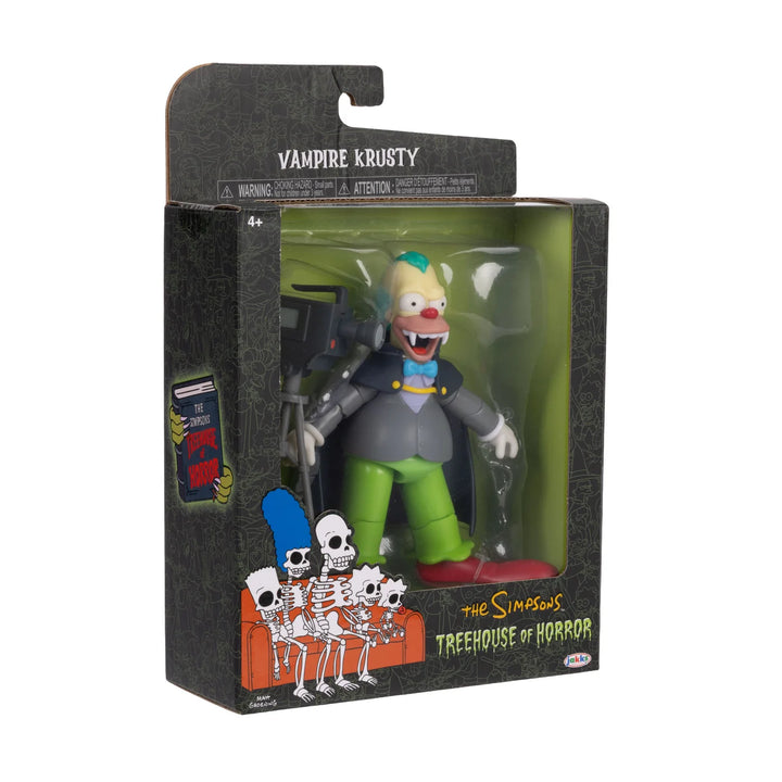The Simpsons Tree House Of Horror Vampire Krusty 5in Deluxe Figure