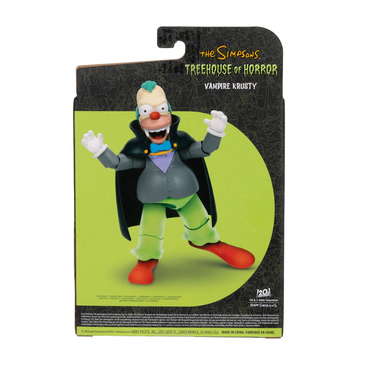 The Simpsons Tree House Of Horror Vampire Krusty 5in Deluxe Figure