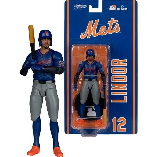 MLB McFarlane SportsPicks Wave 1 New York Mets Francisco Lindor 6-Inch Action Figure