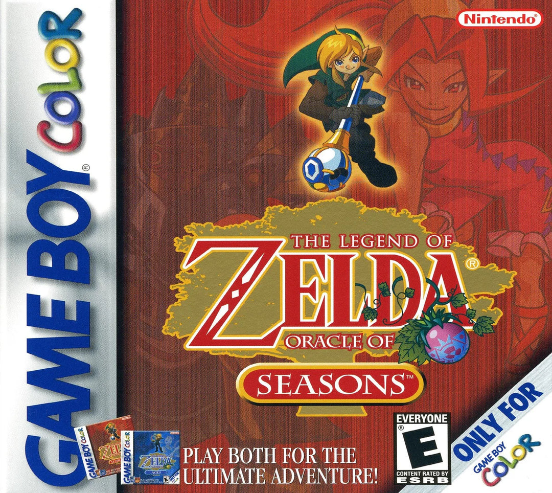 2001 The Legend of Zelda Oracle of Seasons - Game Boy Color