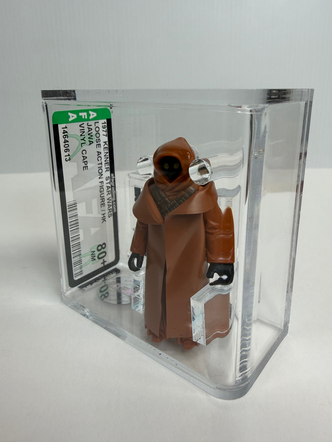 Star Wars - Vintage - Vinyl Caped Jawa AFA 80+