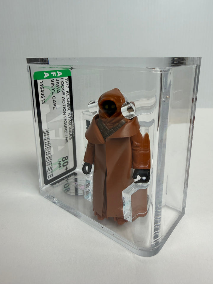 Star Wars - Vintage - Vinyl Caped Jawa AFA 80+