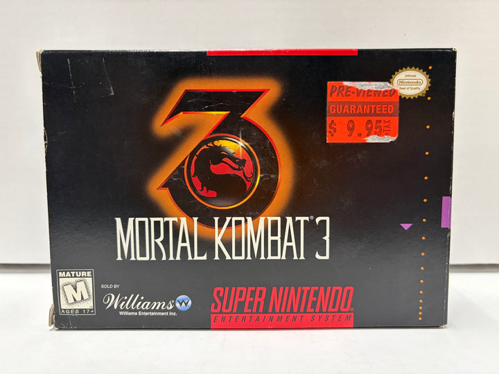 Super Nintendo: Mortal Kombat 3 (Boxed)