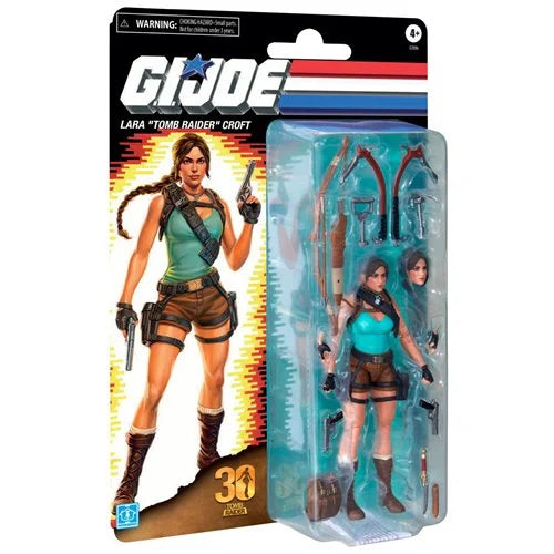 G.I. Joe Classified Series Retro Cardback Lara Croft Tomb Raider 6-Inch Action Figure