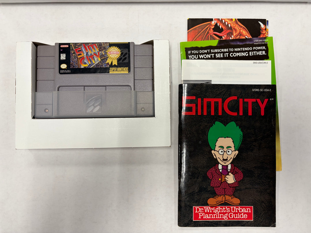 Super Nintendo: SimCity Player's Choice (Boxed)
