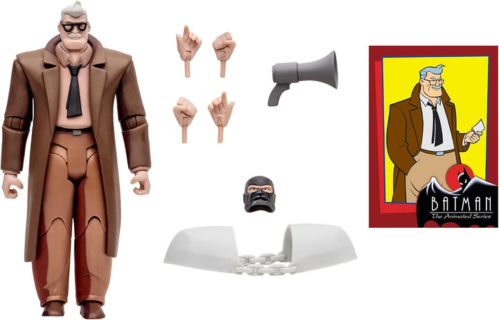 Batman The Animated Series James Gordon w/ Lock-Up BAF Piece