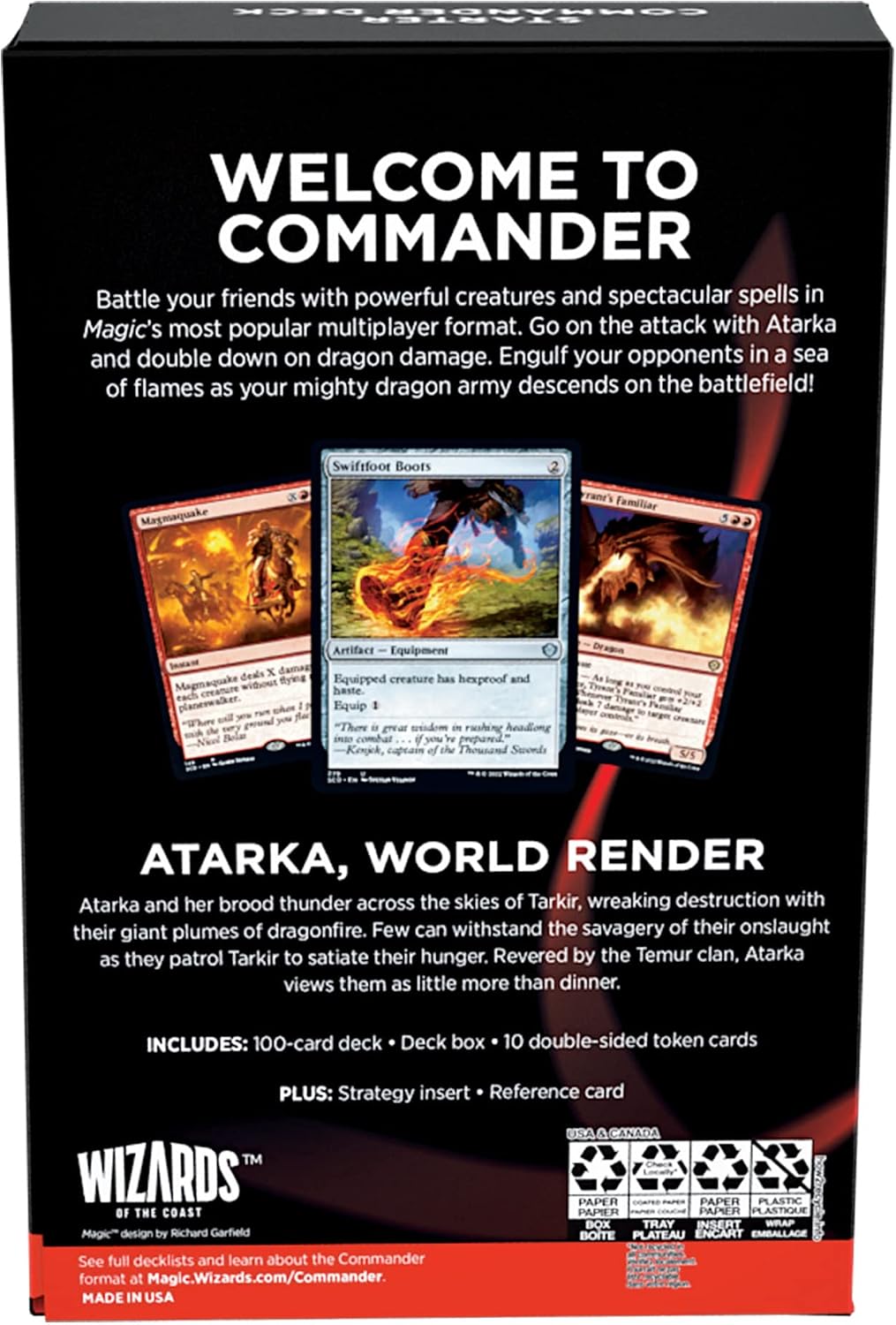 Magic: The Gathering - Commander Starter Deck Draconic Destruction