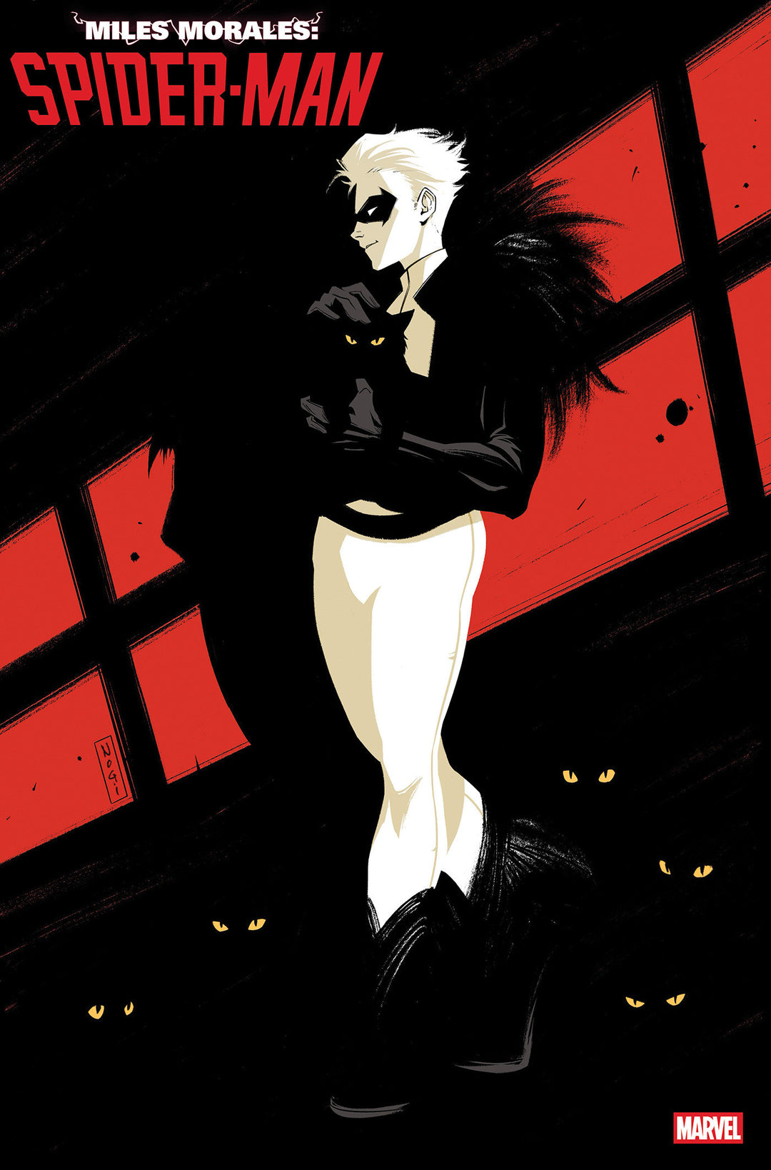 Miles Morales: Spider-Man #38 Nogi San White Cat Variant