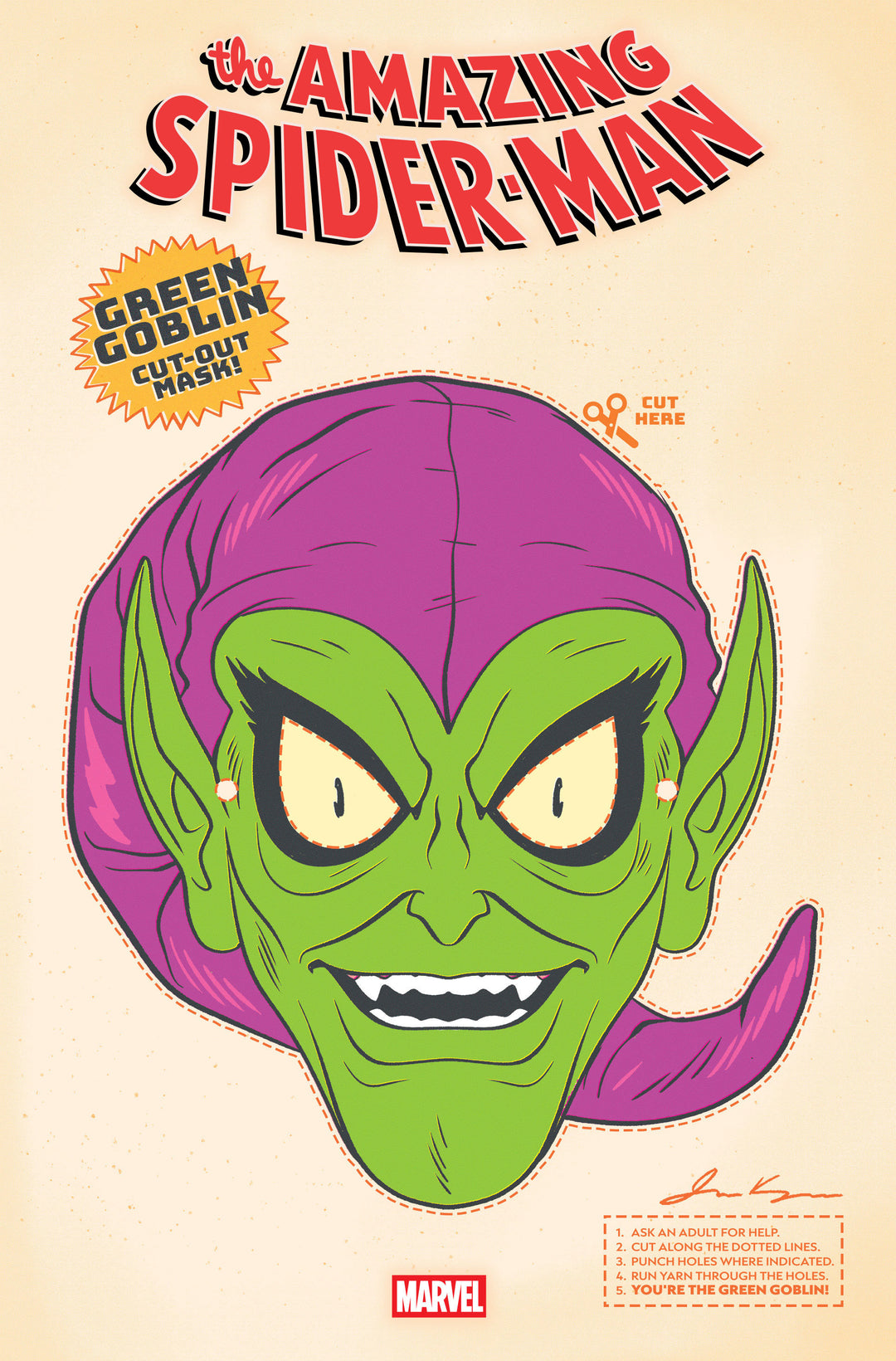 Amazing Spider-Man #12 Retro Halloween Mask Variant