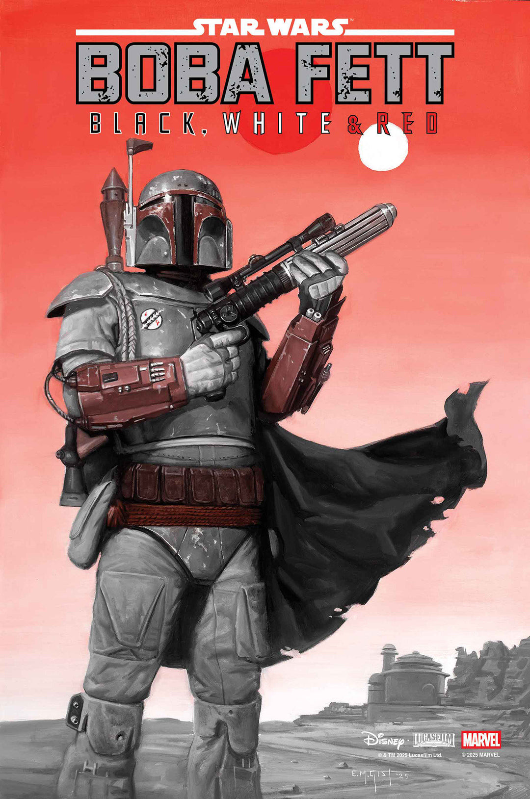 Star Wars: Boba Fett - Black  White & Red #3