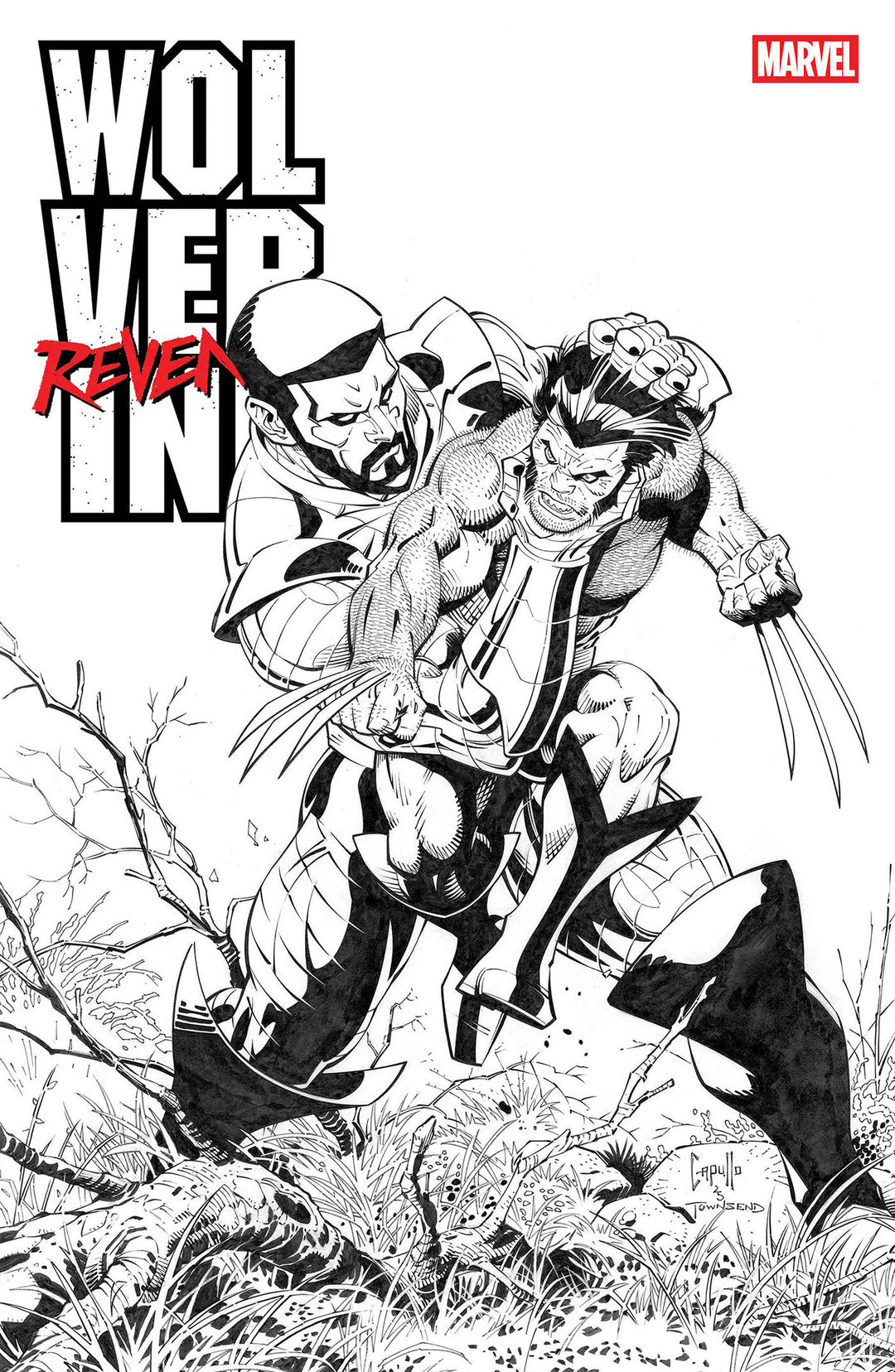 Wolverine: Revenge - Red Band: Raw - Black & White Edition #3 [Polybagged]