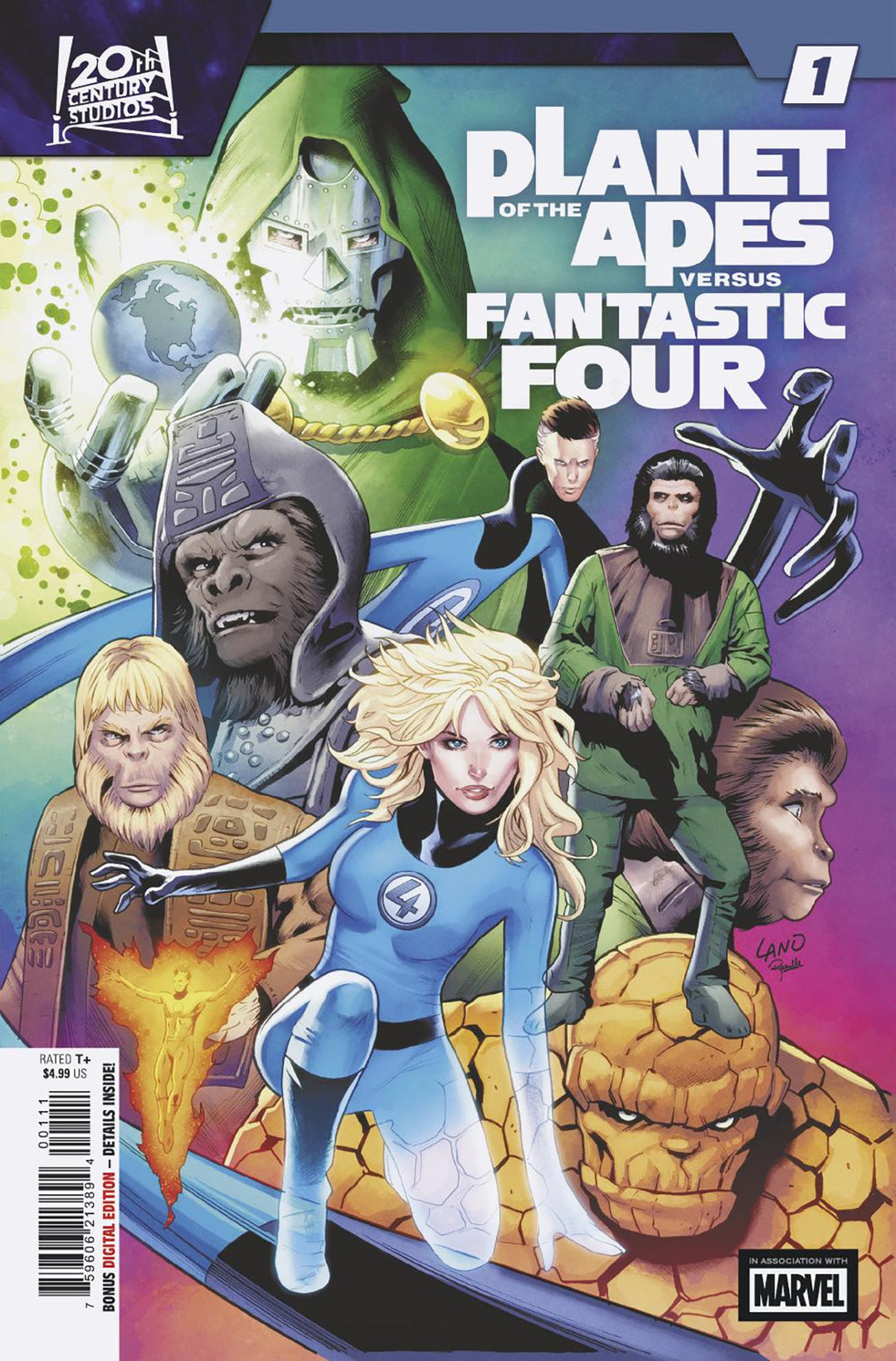 Planet of The Apes vs Fantastic Four #1