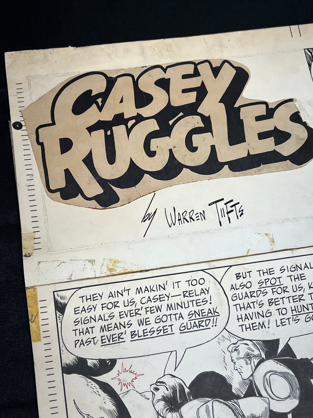 Casey Ruggles by Warren Tufts Sunday Strip (11/12/1950)