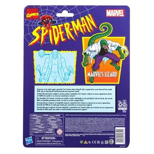 Spider-Man Retro Marvel Legends Lizard 6-Inch Action Figure