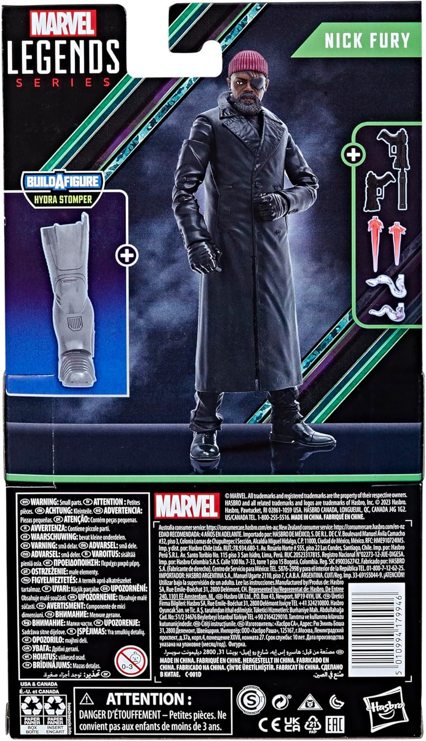 Marvel Legends Nick Fury w/ Hydra Stomper BAF Piece