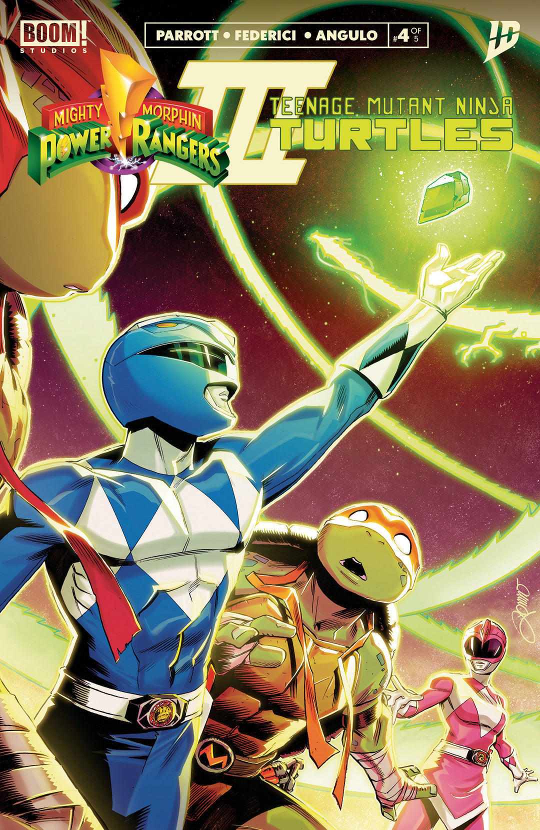Mighty Morphin Power Rangers/Teenage Mutant Ninja Turtles Iii #4 A Main (Dressed  Zonno)