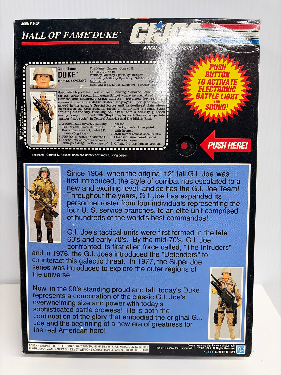 GI Joe 1991 Hall of Fame - Duke 12" Action Figure