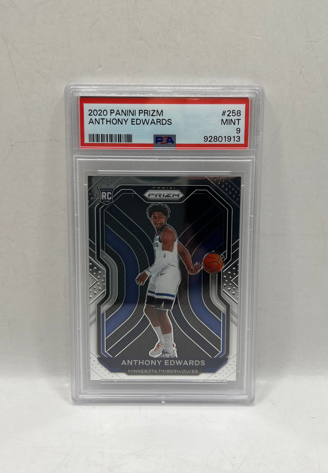 2020 Prizm Anthony Edwards PSA 9 MINT