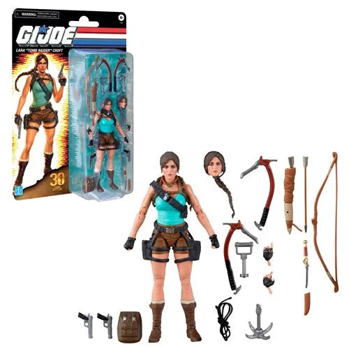 G.I. Joe Classified Series Retro Cardback Lara Croft Tomb Raider 6-Inch Action Figure