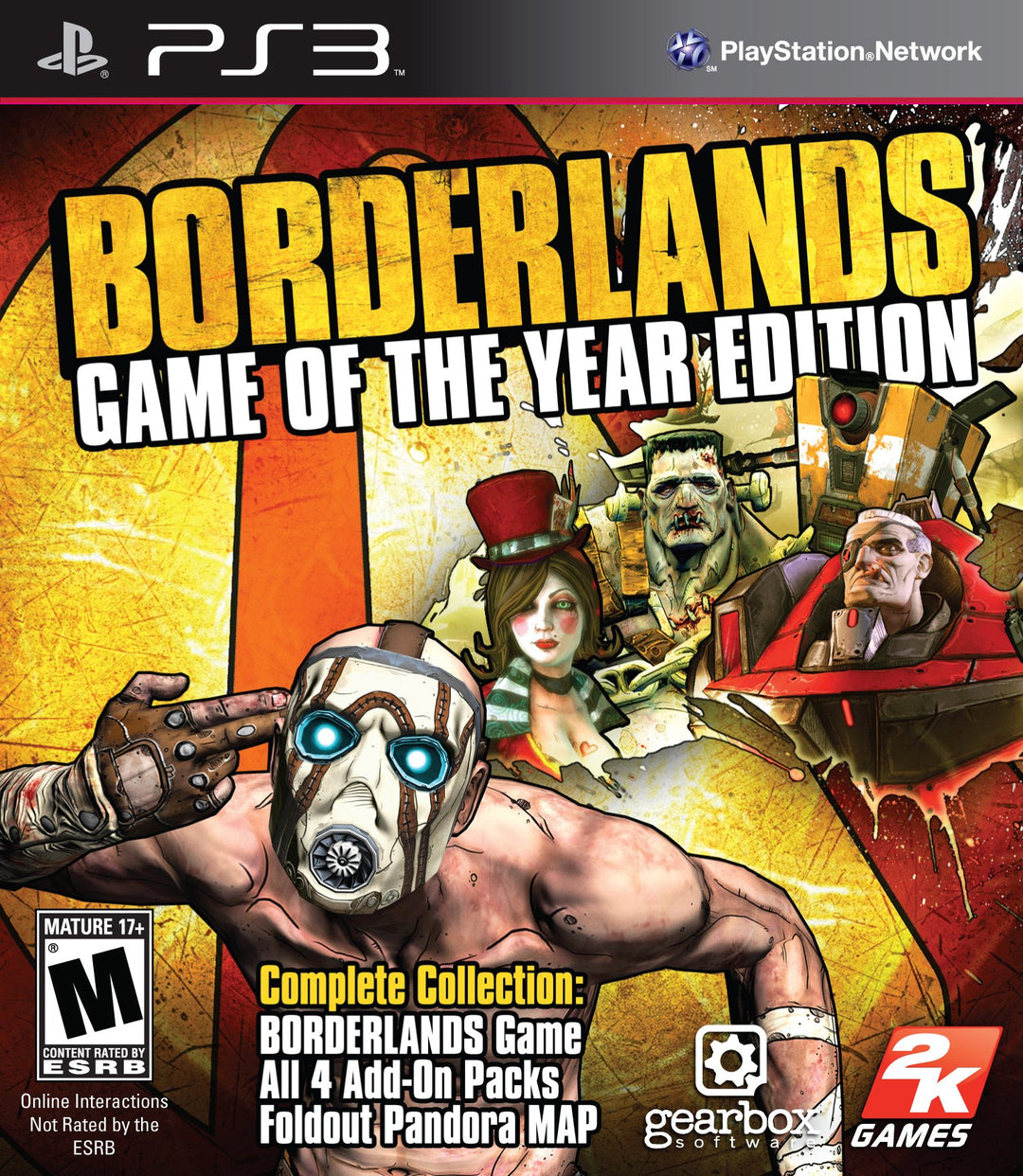 Playstation 3: Borderlands Game of the Year Edition