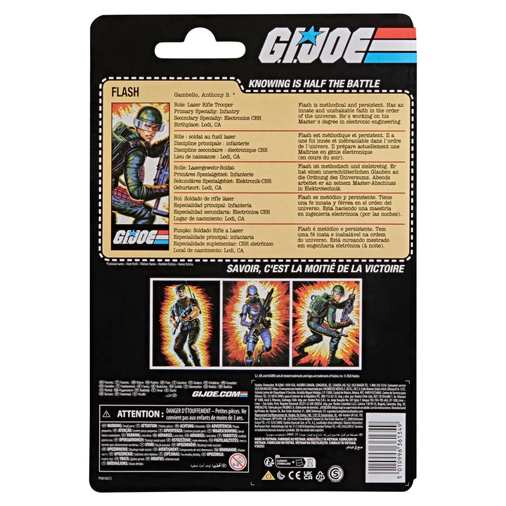G.I. Joe Classified Series Retro Cardback Anthony Flash Gambello 6-Inch Action Figure